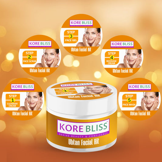 Kore Bliss Ubtan Facial Kit - Step into Radiance - 125g